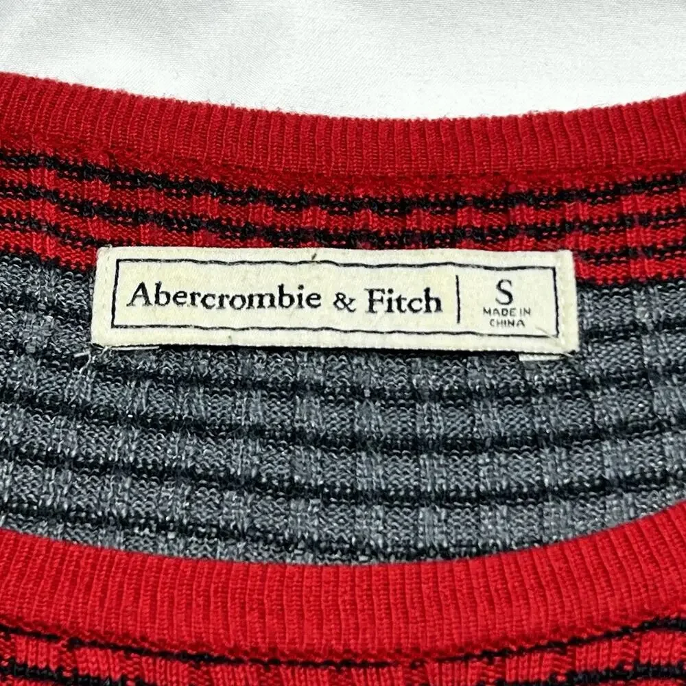 Abercrombie & Fitch Sweater Maxi Mermaid Dress Size Small Ribbed Long-Sleeve Y2K